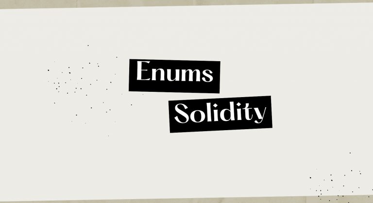 Enums in Solidity
