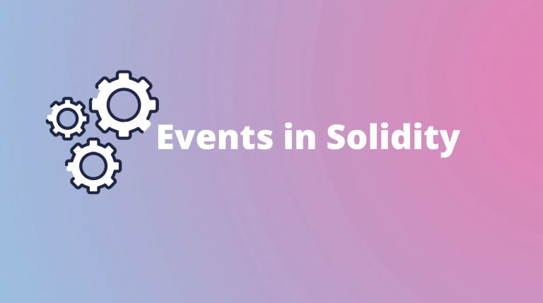 Events in Solidity